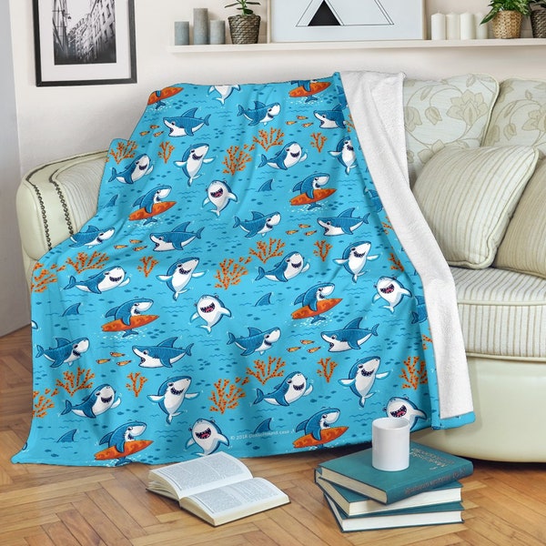 Shark Blanket - Etsy