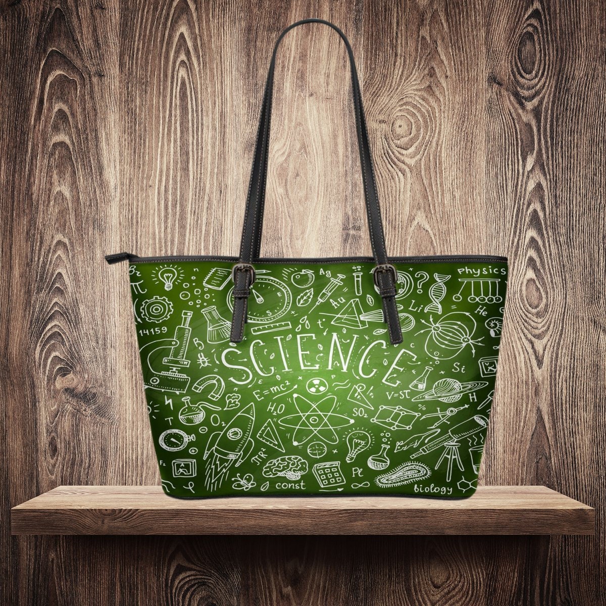 Science Chalkboard Large Premium Waterresistant PU Leather Etsy