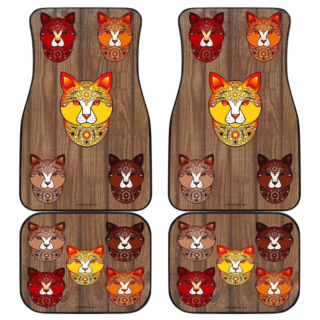 Fancy Pants Cats brown Pimp Your Car Bundle 2 Micro Fiber Etsy