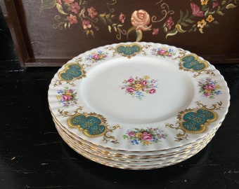 Royal Albert Berkeley, dinerborden (27 cm). Vintage servies. Klassiek Engels porselein. Bone China.