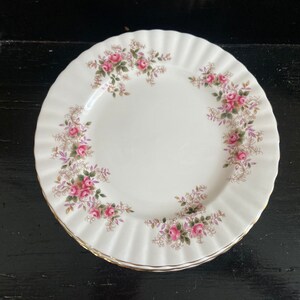 Royal Albert Lavender rose, ontbijtbord 21cm 6 beschikbaar. Vintage servies. Antiek. . Engels porslein. Bone China: zdjęcie 6