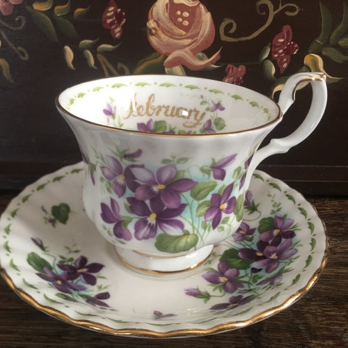 Royal Albert Flower of the Month Series Teacup October Etsy