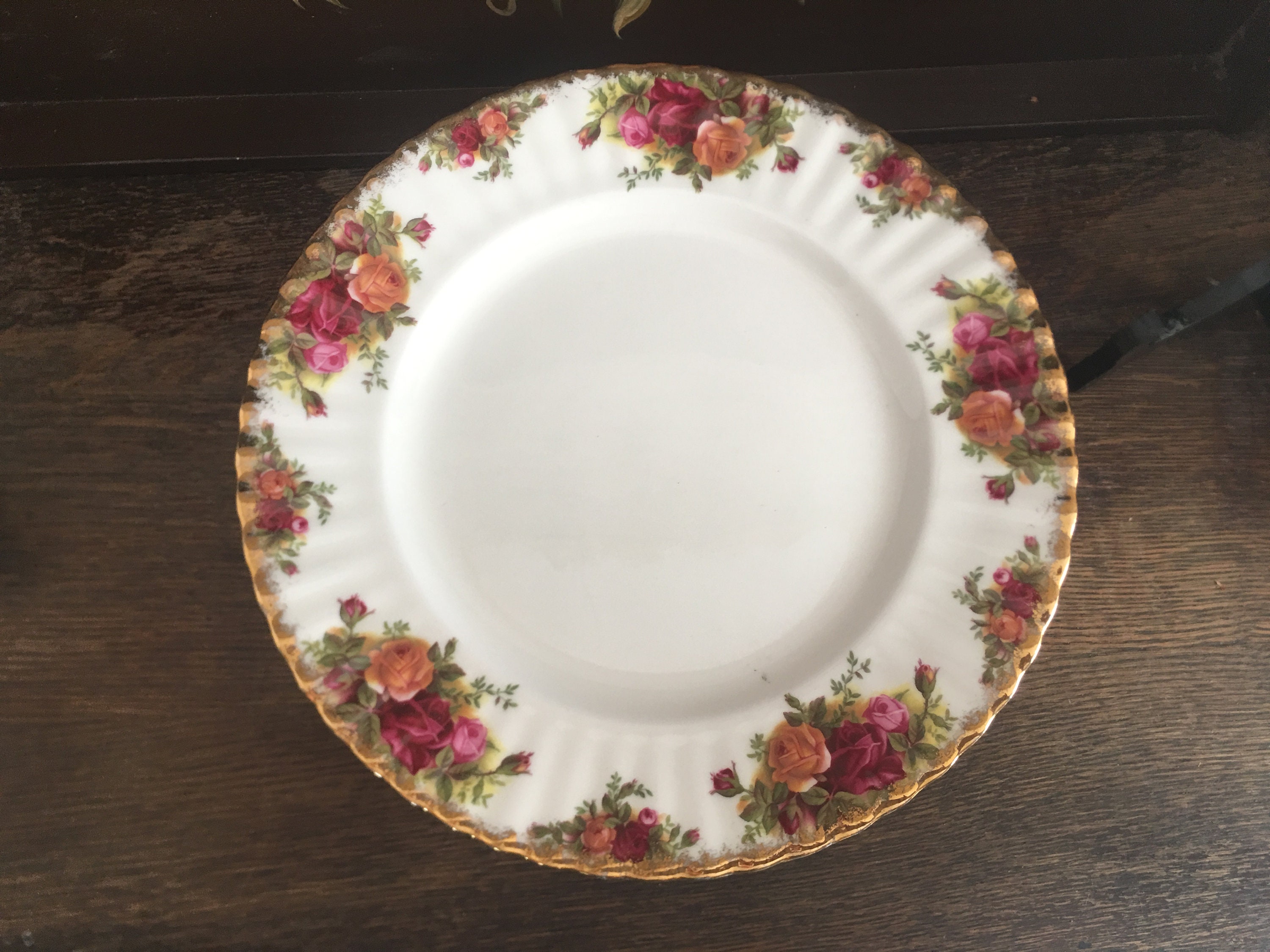 Old country cheap roses plates