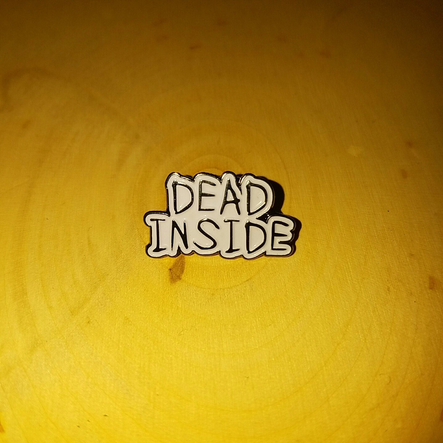 Dead Inside Soft Enamel Lapel Pin
