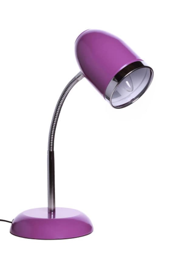 purple desk lamp