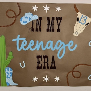 Pancarta pintada a mano, pancarta personalizada, pancarta pintada a medida, pancarta de papel marrón, pancarta de cumpleaños, pancarta de graduación, pancarta pintada para fiestas imagen 18
