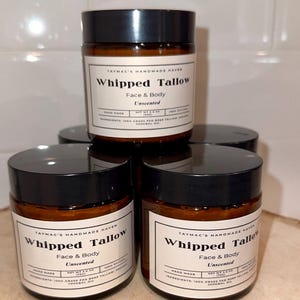 Whipped Tallow: Grass-fed, Natural Moisturizer