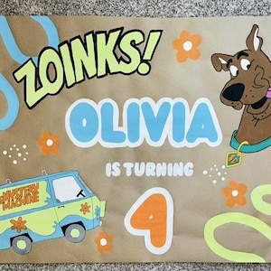 Pancarta pintada a mano, pancarta personalizada, pancarta pintada a medida, pancarta de papel marrón, pancarta de cumpleaños, pancarta de graduación, pancarta pintada para fiestas imagen 20