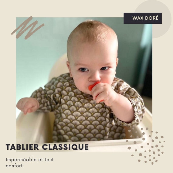 Bavoir Tablier Impermeable Classique Repas Activites Etsy