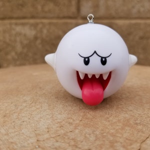 Christmas ornament, Mario bros. ornament, Boo ornament, gaming ornament, mario figure, kids ornament, gaming video decor, car accessories