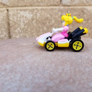 Christmas ornament, Mario bros. ornament, Princess Peach standard Kart, Nintendo mirror hanger charm figure, Mario Kart accessories, gaming