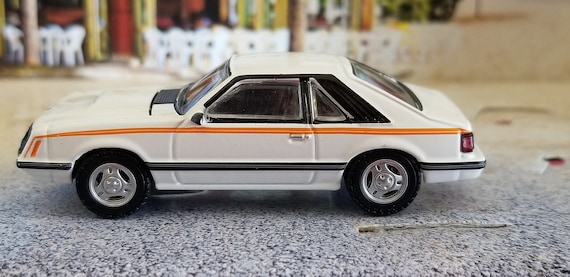 Christmas Ornament, 1980 Ford Mustang GT Ornament, Die Cast Car
