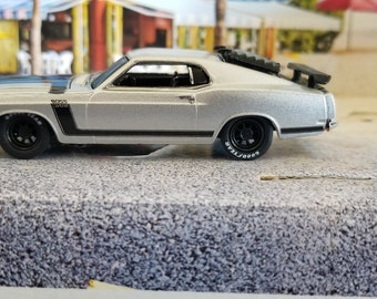 Christmas ornament, 1970 Ford Mustang Boss 302 ornament, Die cast ornament, car mirror charm, car accessories classic retro style muscle car