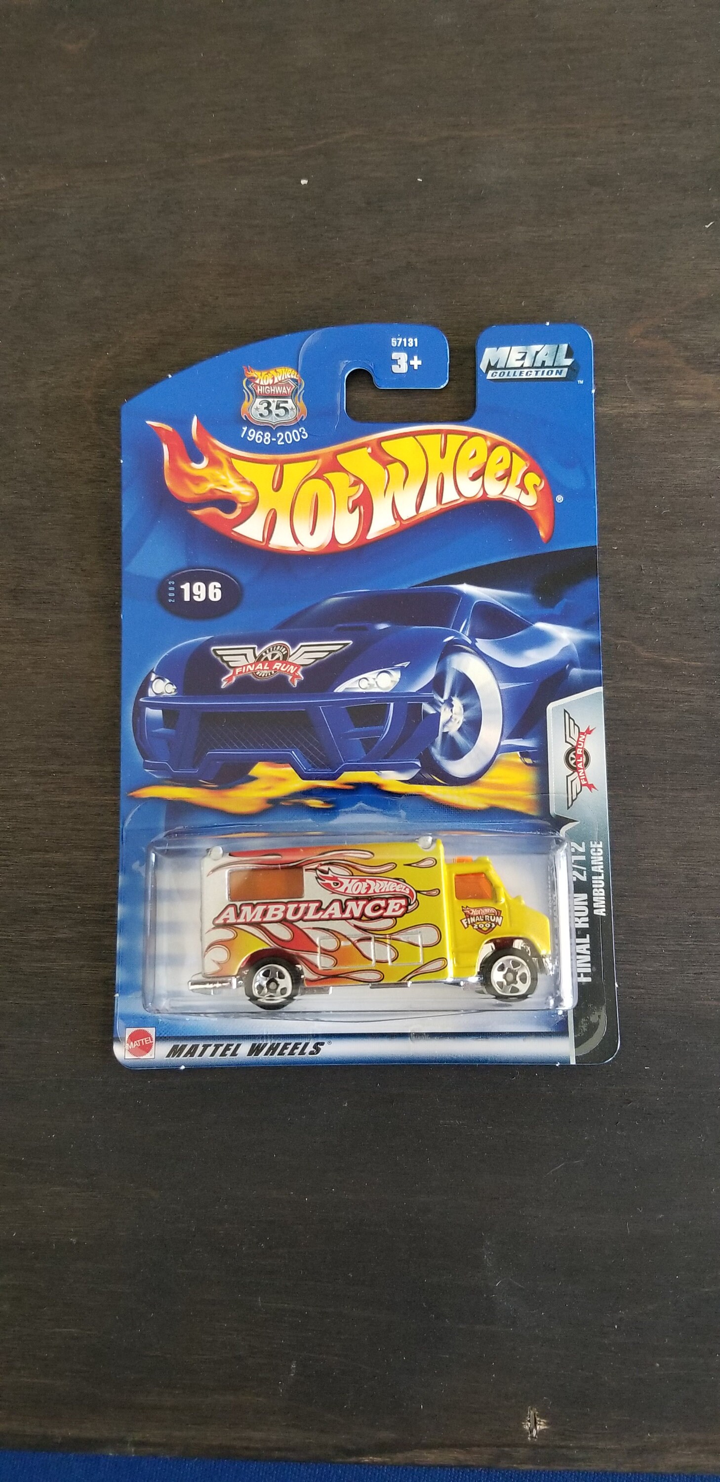 Vintage 2003 Hot Wheels #195 Ambulance Final Run 2/12 - Etsy