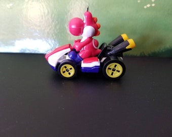 Christmas ornament Mario bros. ornament red Yoshi Standard Kart Nintendo mirror hanger charm figure Mario Kart accessories gaming MarioKart