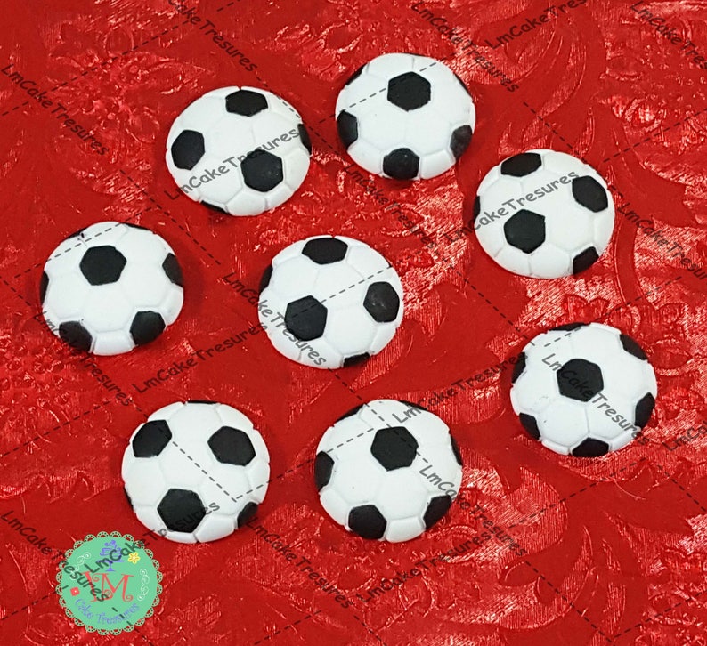 Fondant Soccer Ball Sugar Ball Fondant Pelota De Futbol Etsy