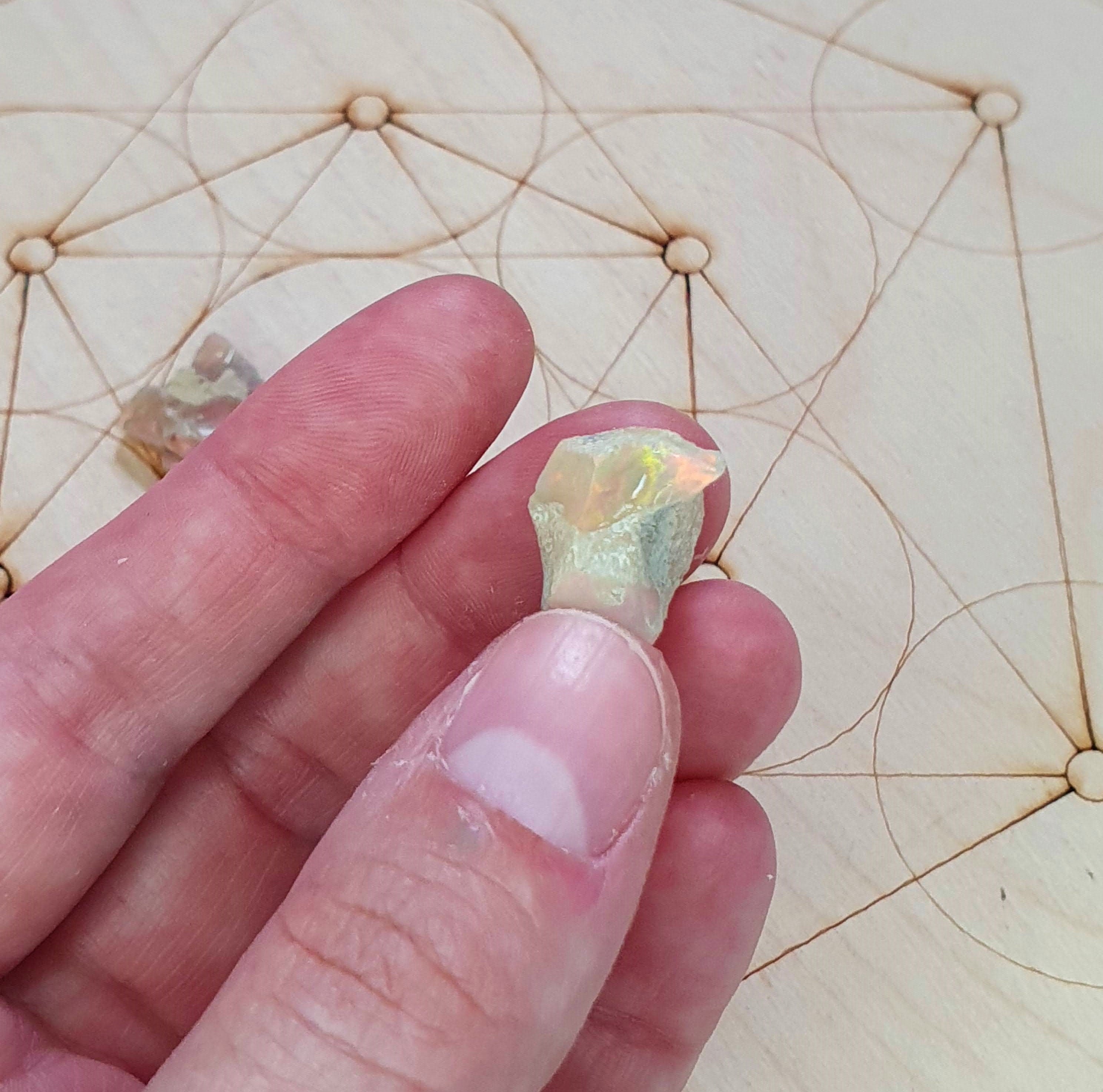 Ethiopian Opal Crystal Gemstone Specimen Reiki Charged Etsy