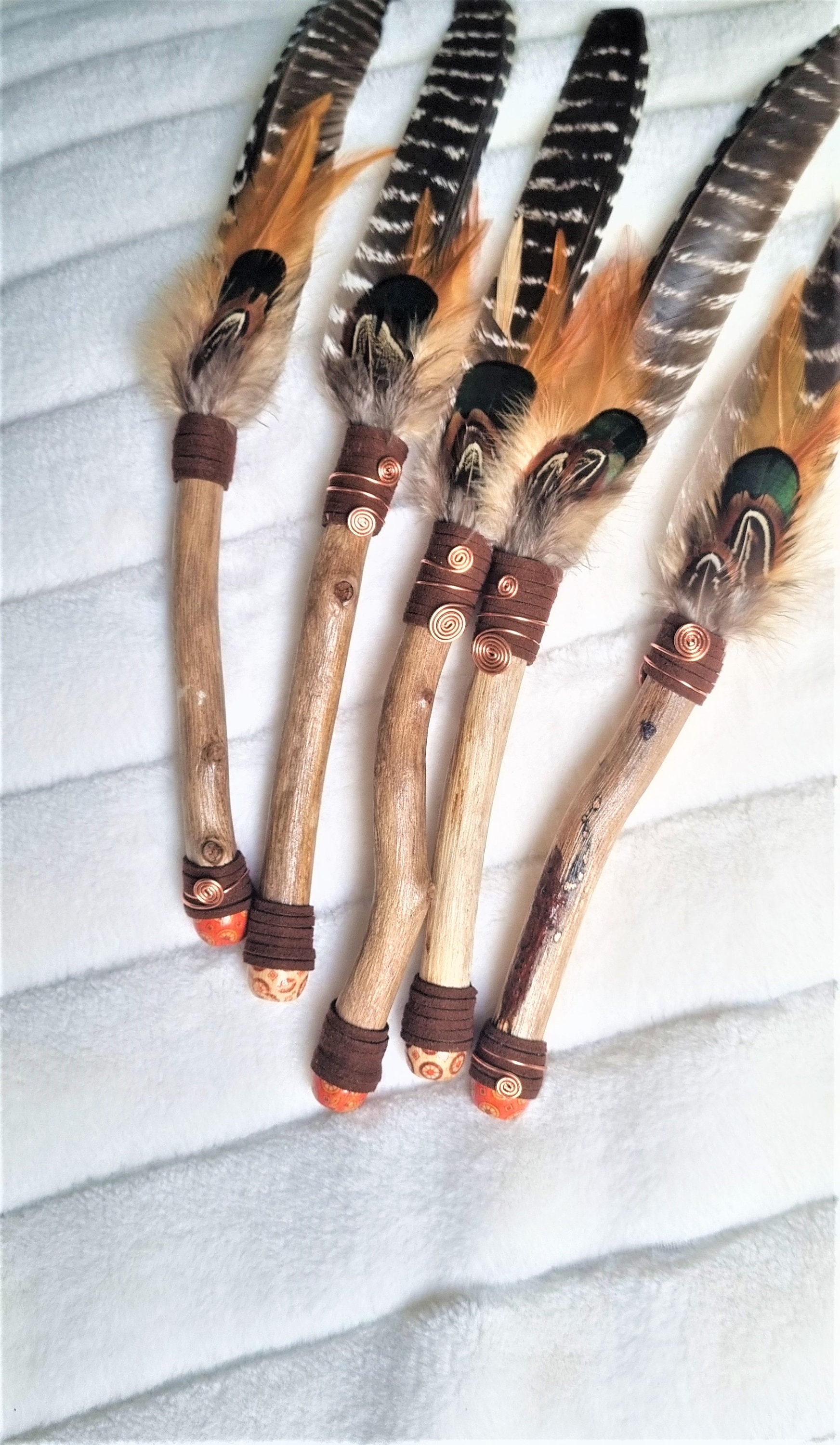 Smoke Fanning Feather - Pagan Wiccan Celtic Saining Ceremony - Large ...