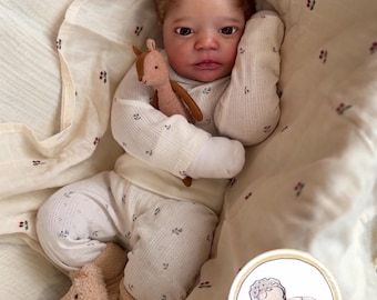 Bebé de vinilo para abrazar Johannah despierta de Seji Reborns