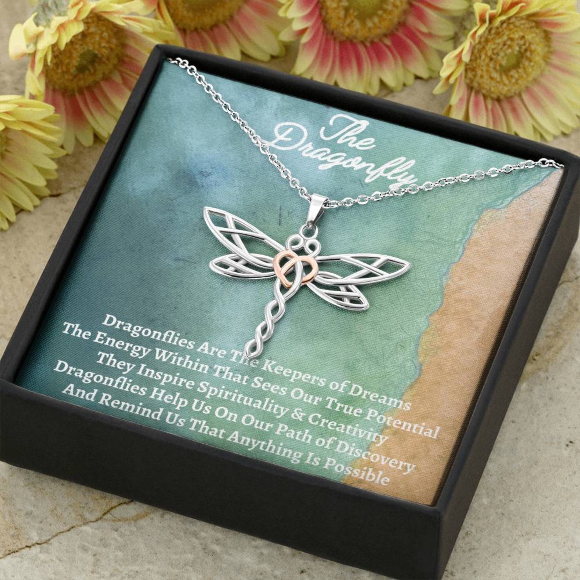 Dragonfly Necklace Pendant Spiritual 