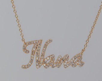 Nana Necklace Custom Diamond Necklace 
