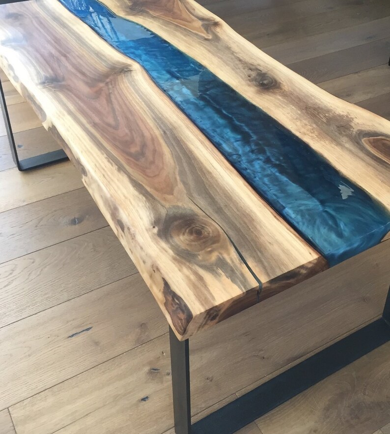 YOUR CUSTOM River Table Coffee River Table. Dining River Etsy