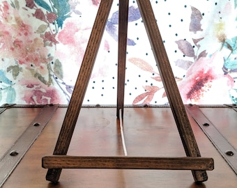 Wooden Picture Easel wedding display photo stand, Large Easel