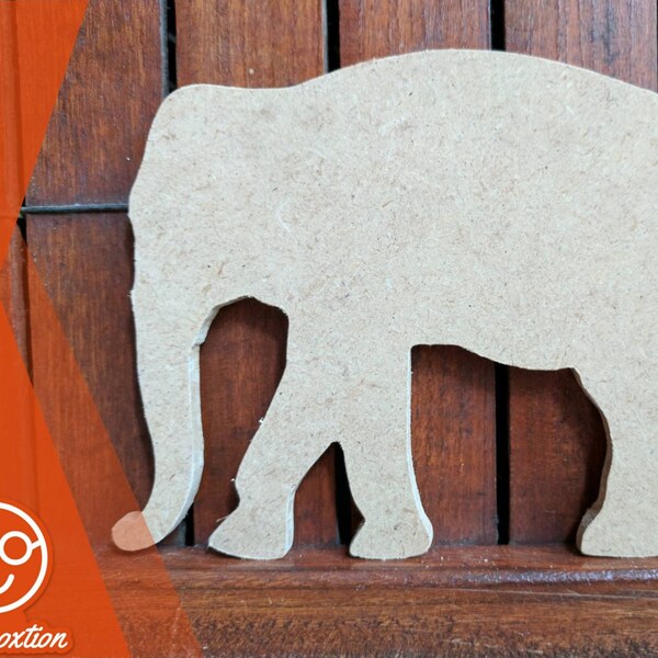 Unfinished Elephant for DIY Crafts and Mosaic Base