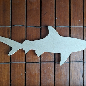 Mosaic Supplies - Unfinished Shark for DIY Crafts | Decoupage