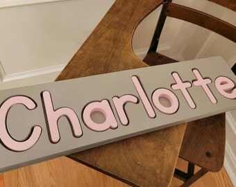 Wooden Personalized Mixed Case Name Puzzle Educational Gift