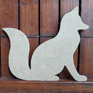 Mosaic Supplies - Unfinished Fox for DIY Crafts | Decoupage