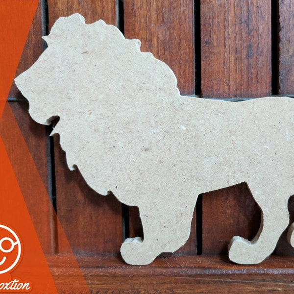 Unfinished Lion for DIY Crafts and Mosaic Base