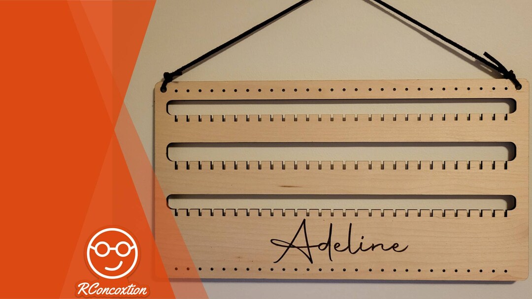 Personalized Jewelry Wall Organizer, Earring Holder Etsy