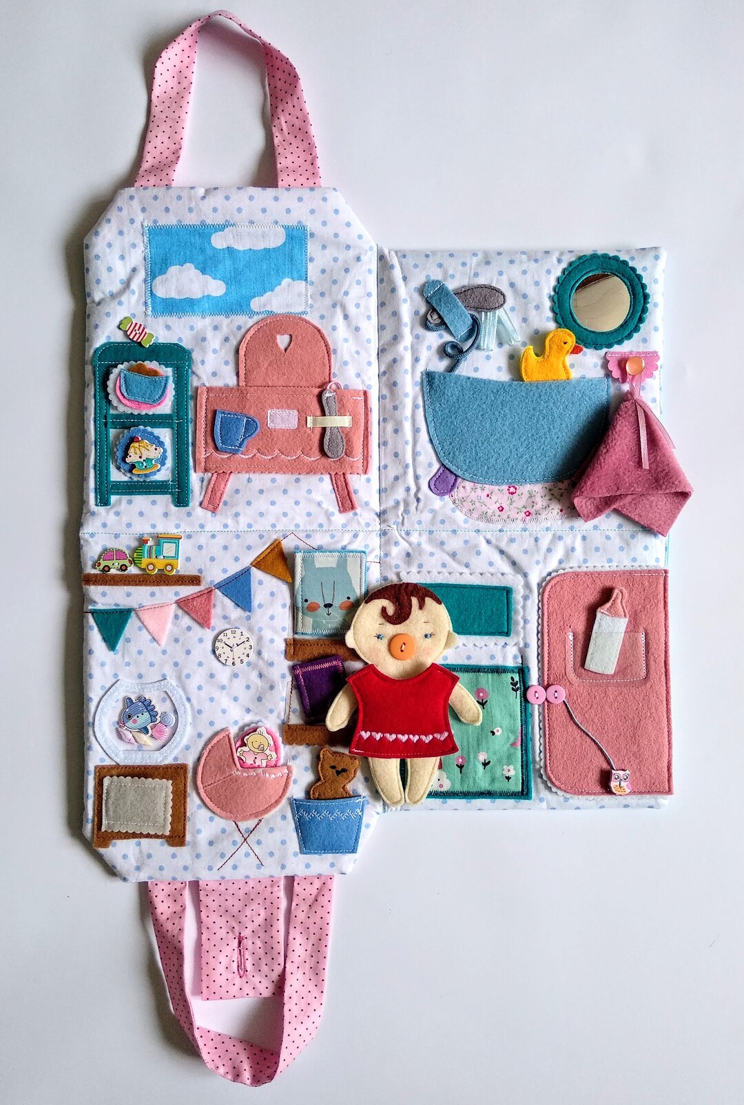 Baby Book, Quiet Book, Montessori Toddler, Customized Baby Book,busy ...