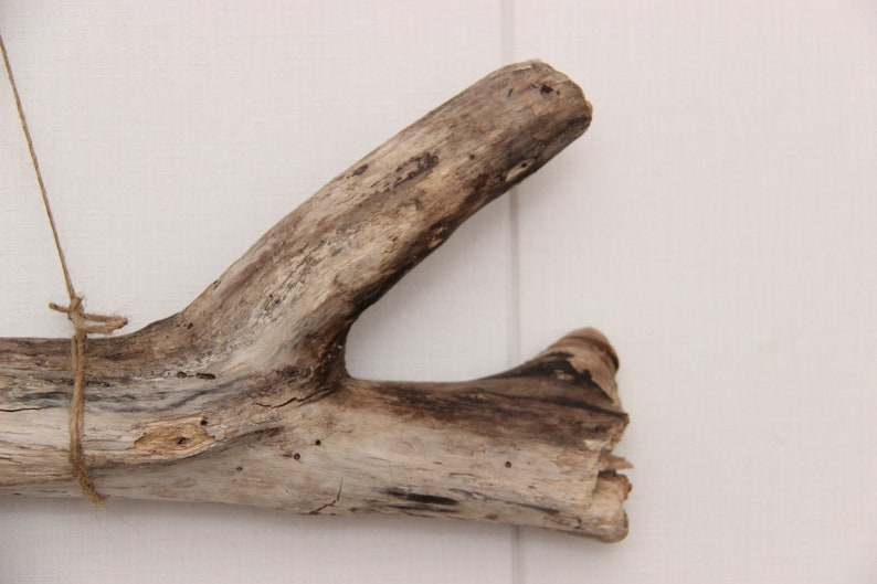 Long Driftwood For Macrame /& Weaving Craft Driftwood Thick Driftwood Piece 22/'/' Airplant Holder 55,5cm Rounded Airplant Mobile
