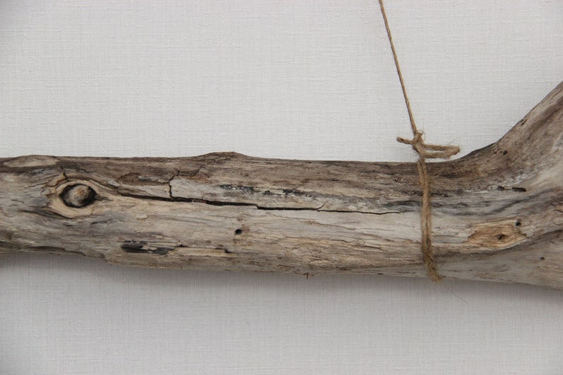 Long Driftwood For Macrame /& Weaving Craft Driftwood Thick Driftwood Piece 22/'/' Airplant Holder 55,5cm Rounded Airplant Mobile