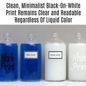 Ceramic Printed Clear Glass Dispenser Set of 2 from Dish Soap/Hand Soap/Lotion with Choice of Pumps 16 oz image 5