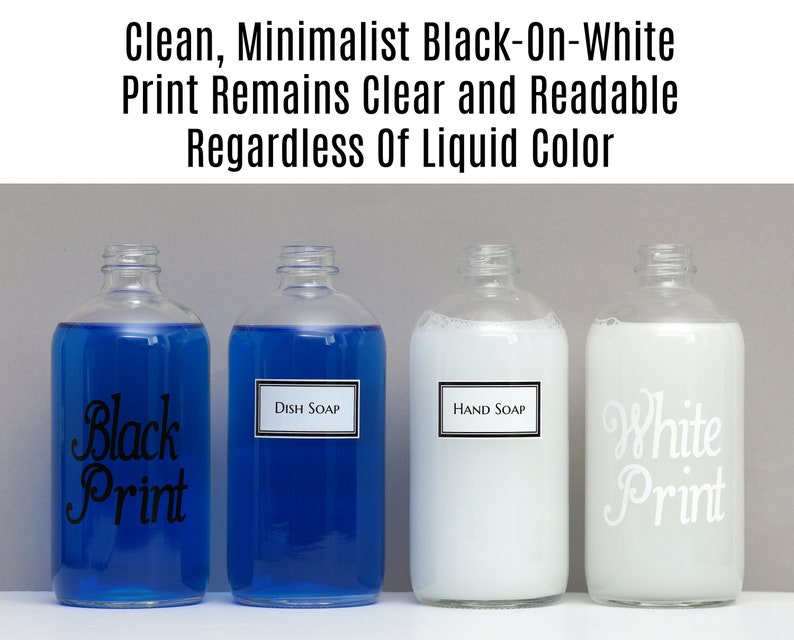 Ceramic Printed Clear Glass Dispenser Set of 2 from Dish Soap/Hand Soap/Lotion with Choice of Pumps 16 oz image 5