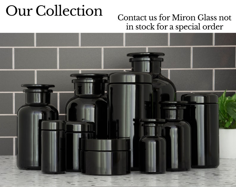 UV Glass Jar Canister Set Airtight Minimalist Style Kitchen Etsy