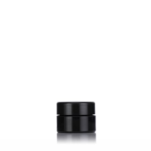 Small 15ml (0.5 oz) Miron UV Glass Cosmetics Jar for Natural/Organic Products, Premium Preservative Glass Jar For Balms, Butters, & More