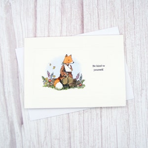 Soyez gentil avec vous-même Carte de voeux