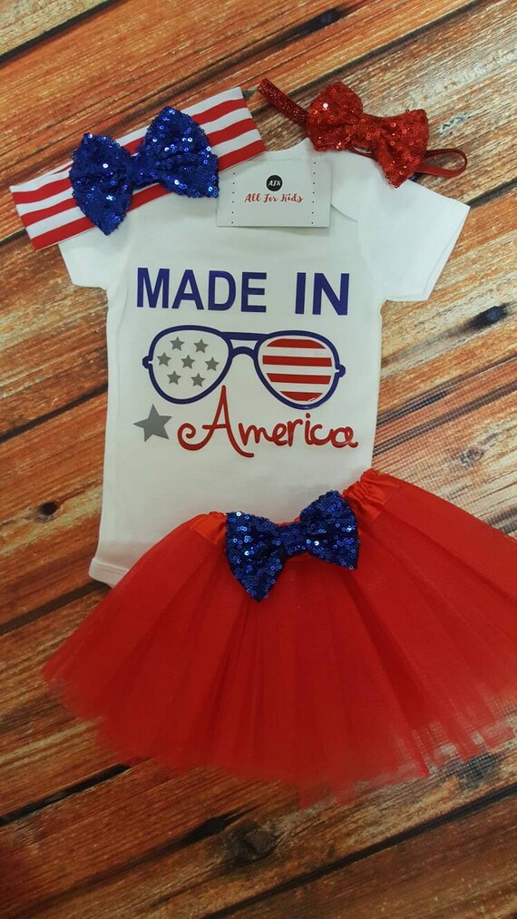 Baby Girl Clothes Made in America Outfit Summer Bodysuits Etsy