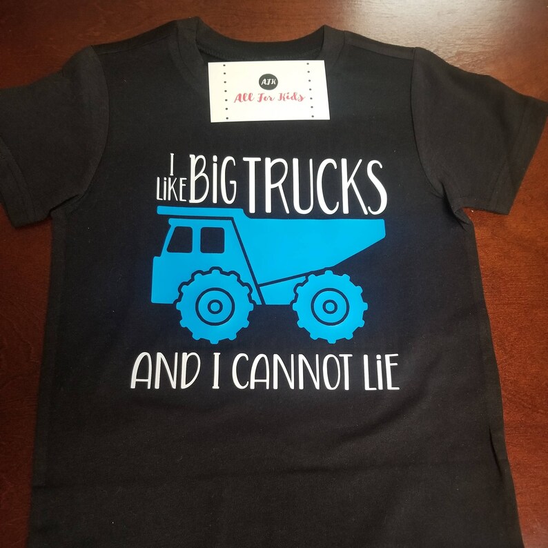 Baby Boy Clothes I Like Big Trucks and I Cannot Lie Shirt Etsy