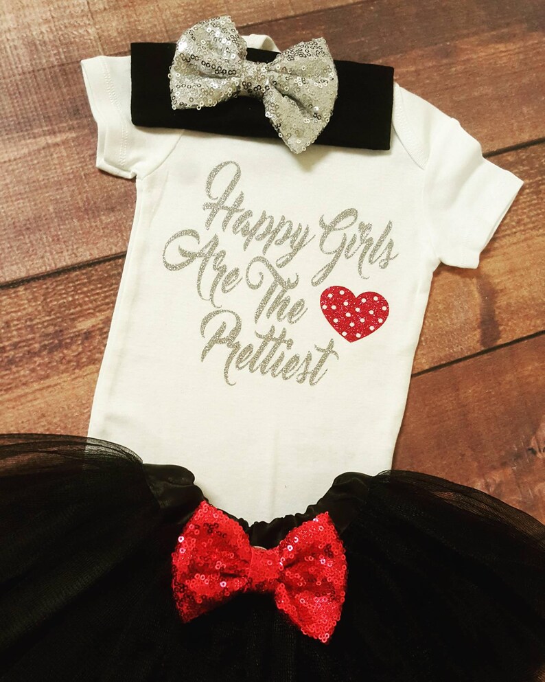 Baby Girl Clothes Happy Girls Are the Prettiest Bodysuit Etsy