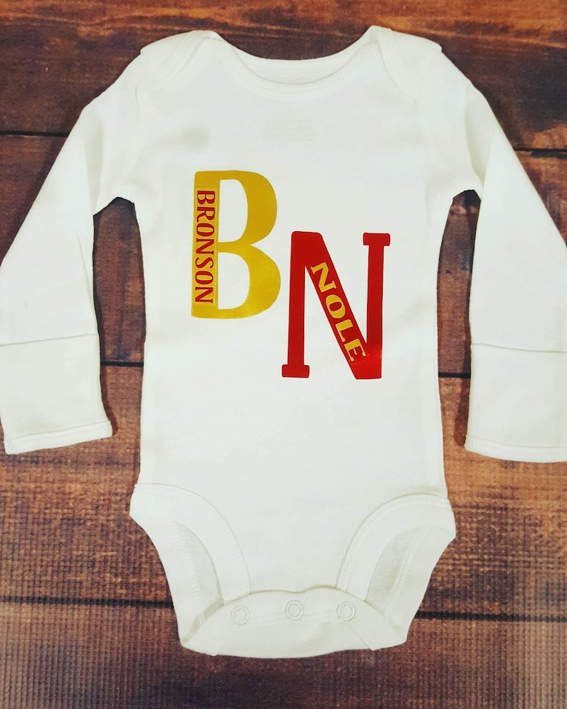 Baby Boy Clothes Name Monograms Initials Newborn Bodysuits Etsy