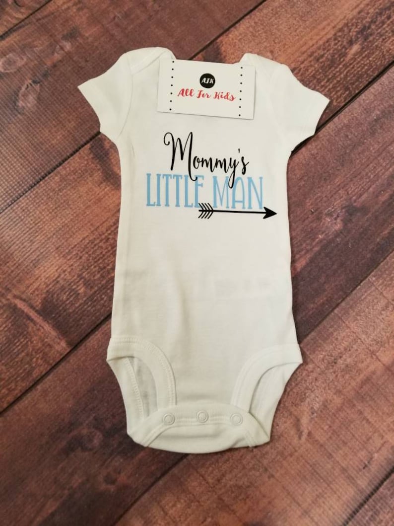 Baby Boy Clothes Mommy's New Man Bodysuit Etsy