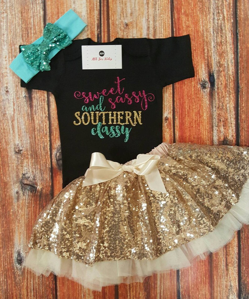 Baby Girl Clothes Sweet Sassy and Southern Classy Bodysuit Etsy