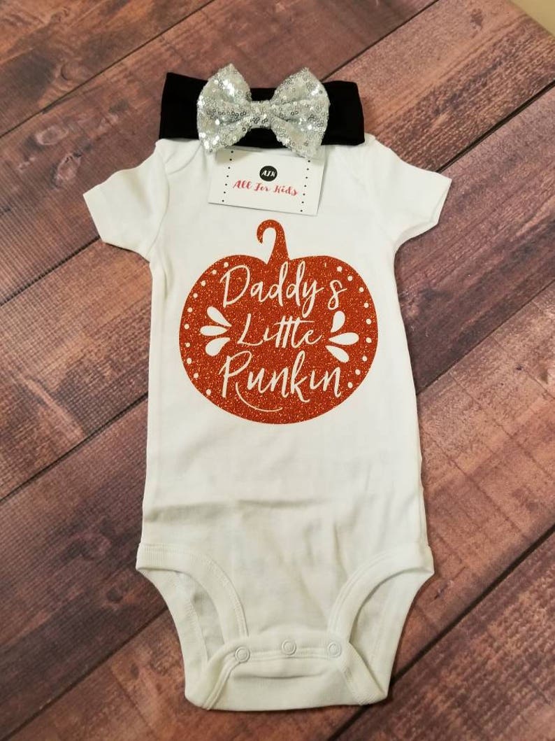 Babys Clothes Daddy's Little Punkin Bodysuit Etsy