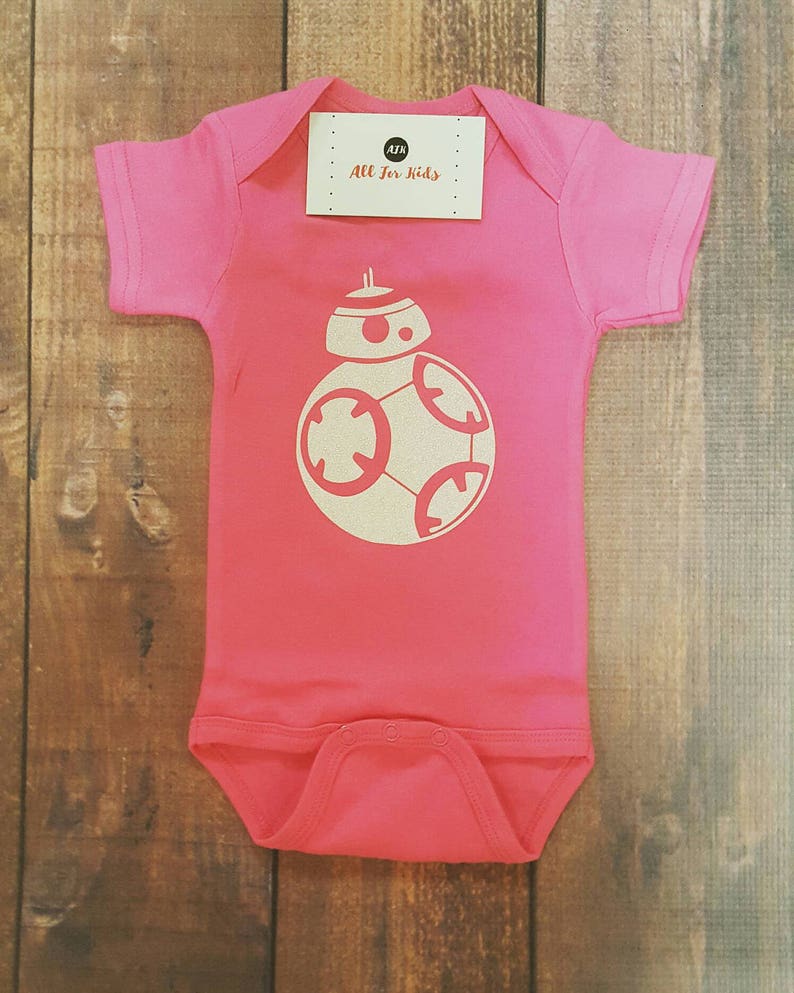 Baby Girl Clothes Star Wars Baby BB8 Bodysuit Newborn Etsy