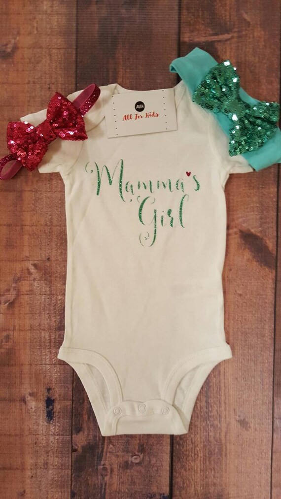 Baby Girls Clothes Mama's Girl Bodysuit Etsy